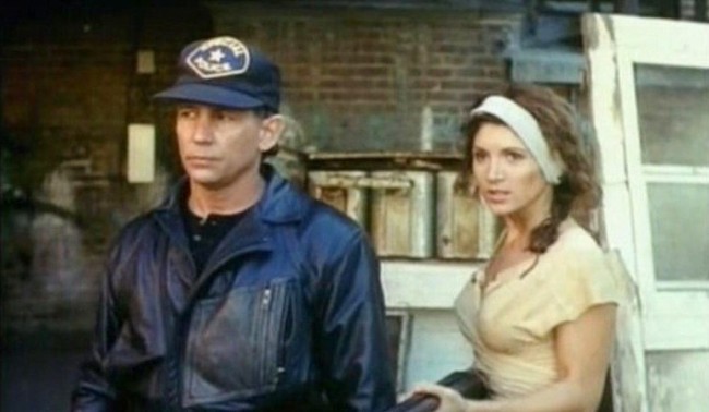 Ron Marchini and Carrie Chambers in Karate Cop (1993)