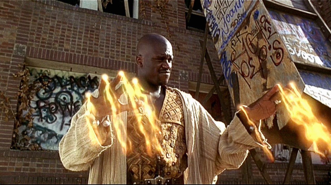 Shaquille O’Neal as a genie in Kazaam (1996)