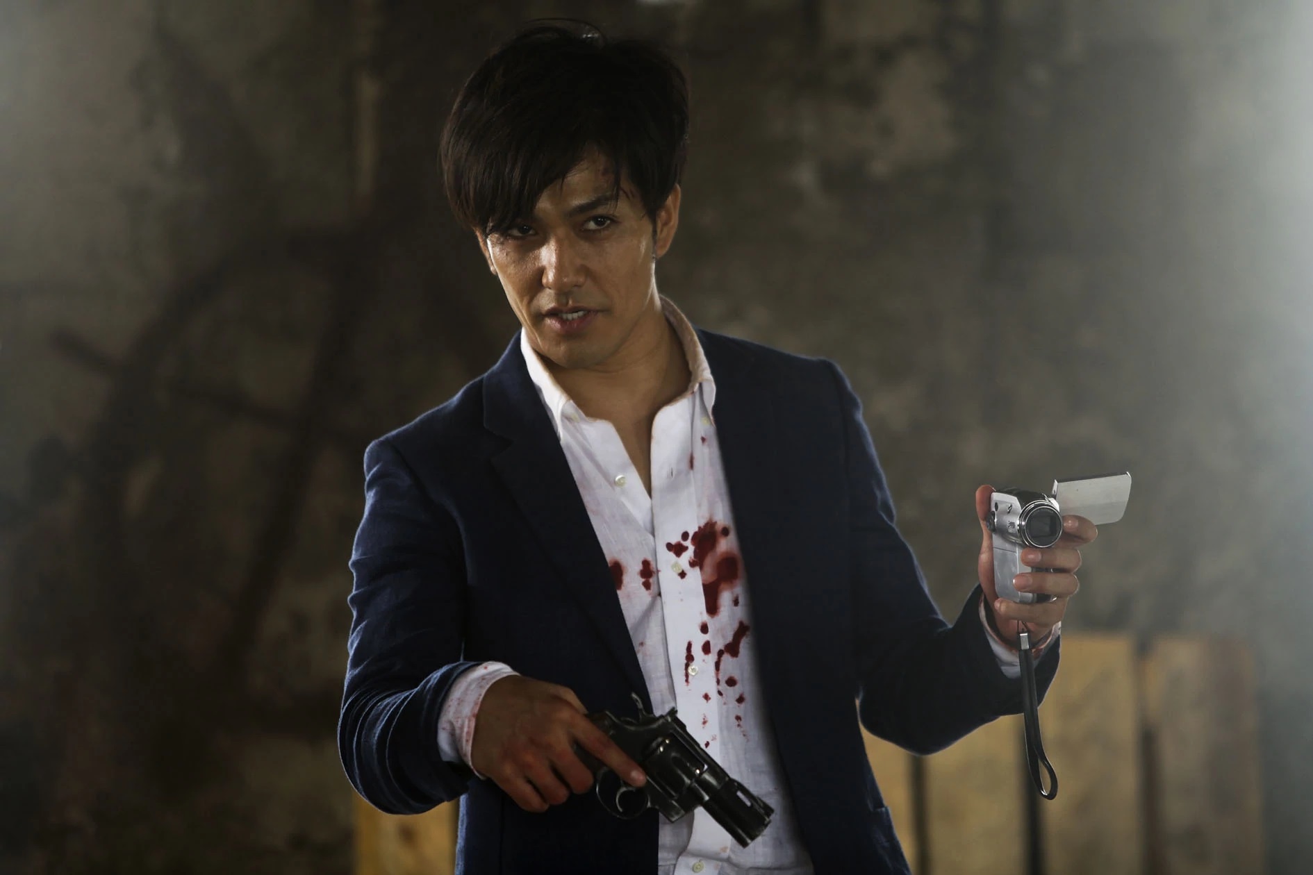 Kazuki Kitamura as serial killer Shusei Nomura in Killers (2014)