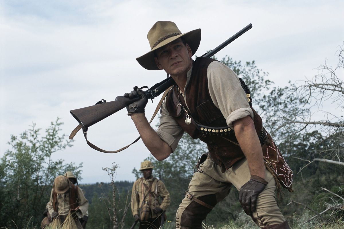 Patrick Swayze as Allan Quartermain in King Solomon's Mines (2004)