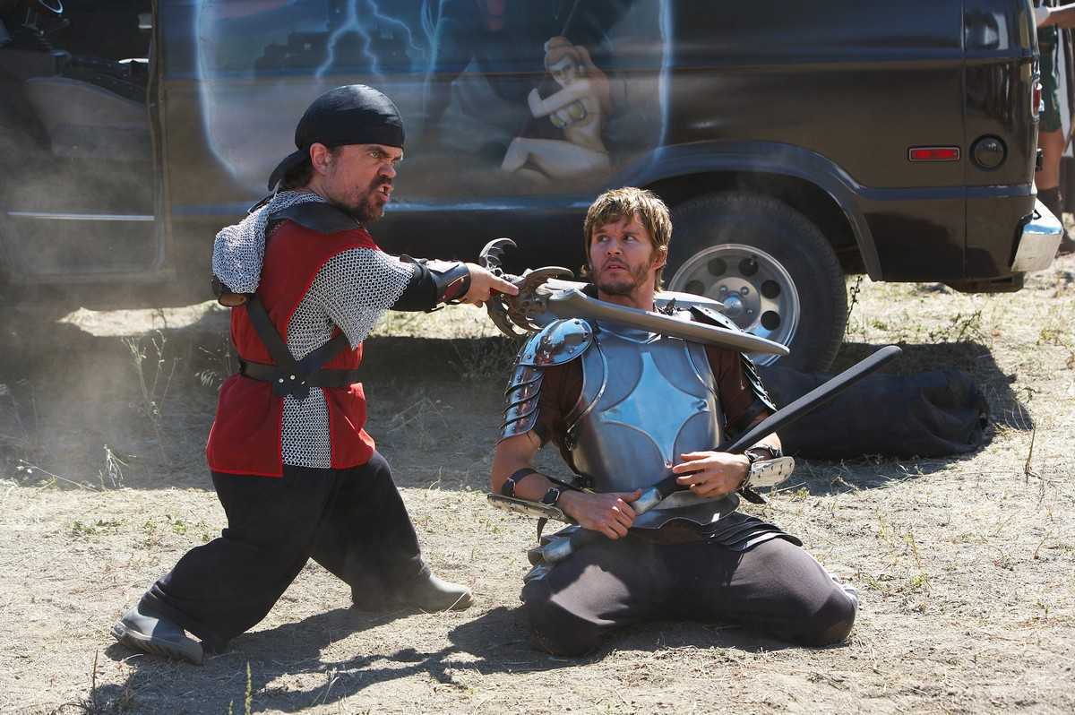 Peter Dinklage and Ryan Kwanten go LARPing in Knights of Badassdom (2013)
