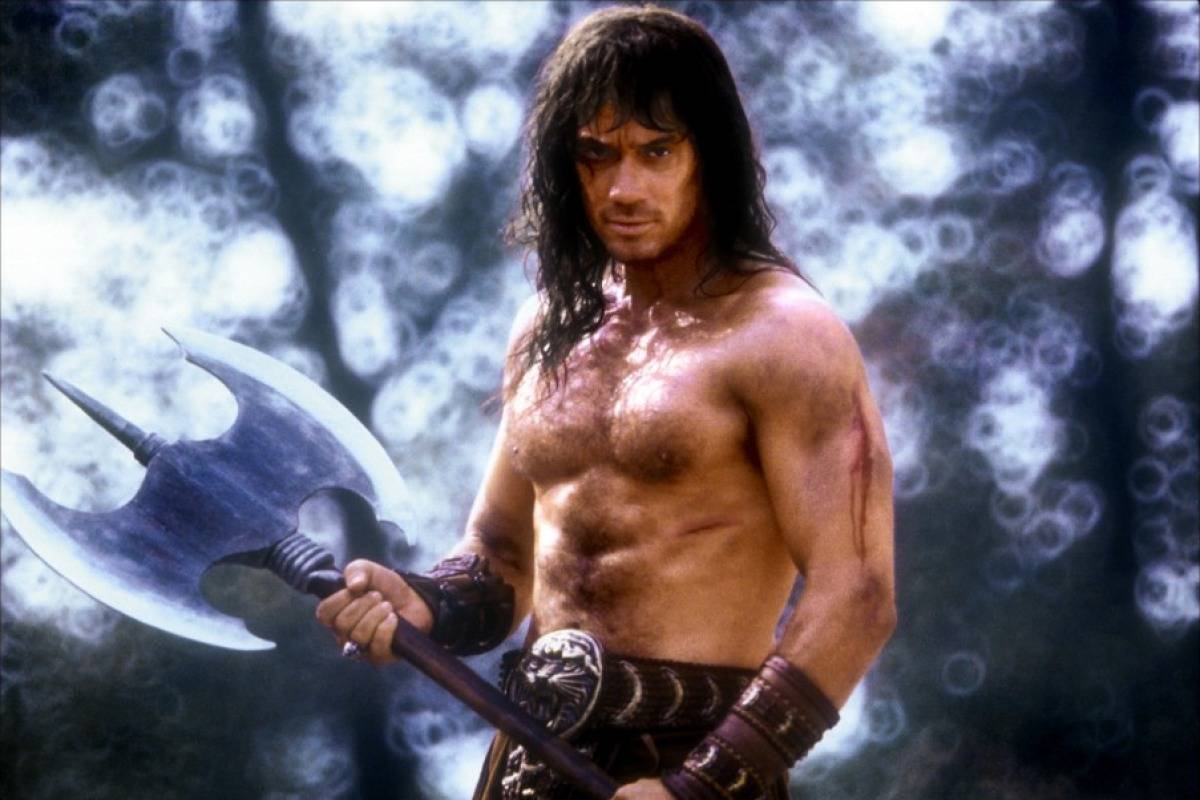 Kevin Sorbo as Kull in Kull the Conqueror (1997)