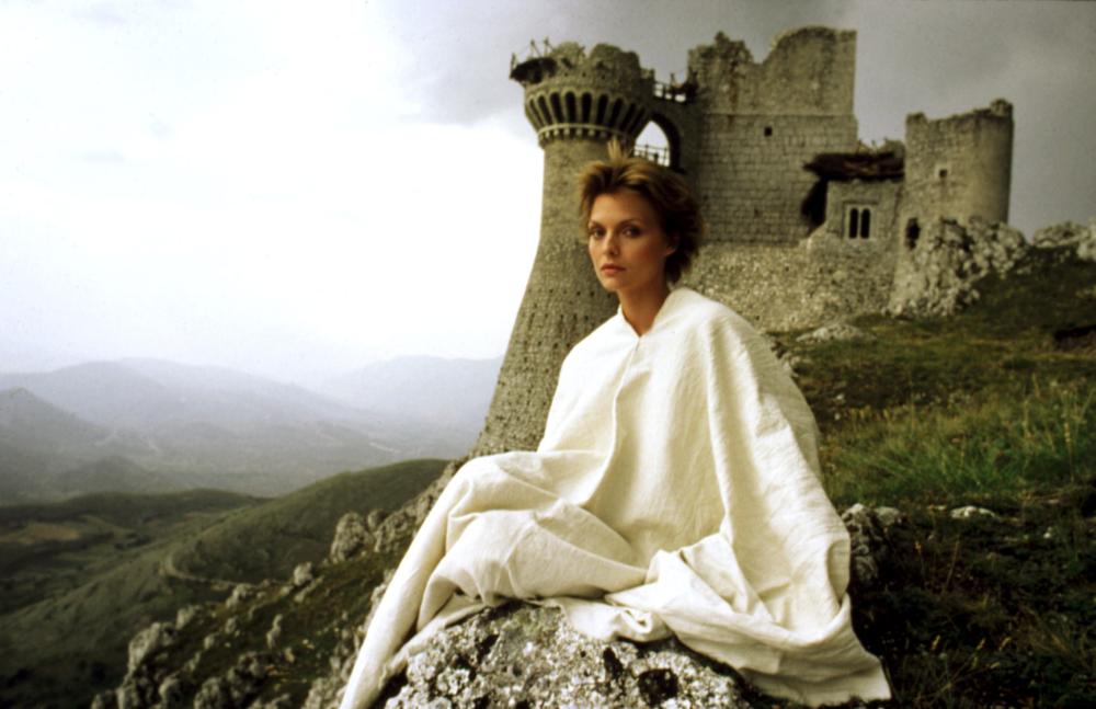 Michelle Pfeiffer as Isabeau Anjou in Ladyhawke (1985)