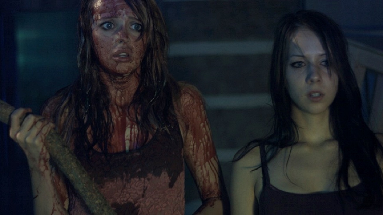 Jessica Dawn Willis and Shanon Snedden in Lake Fear (2014)