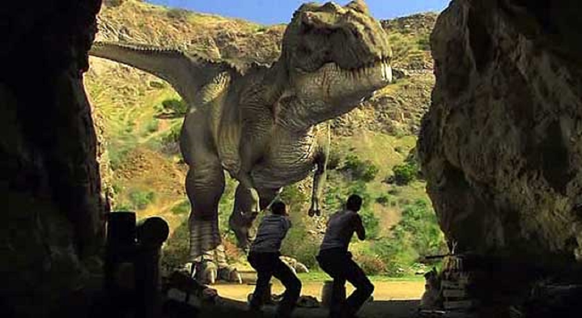 Encountering dinosaurs in The Land That Time Forgot (2009)