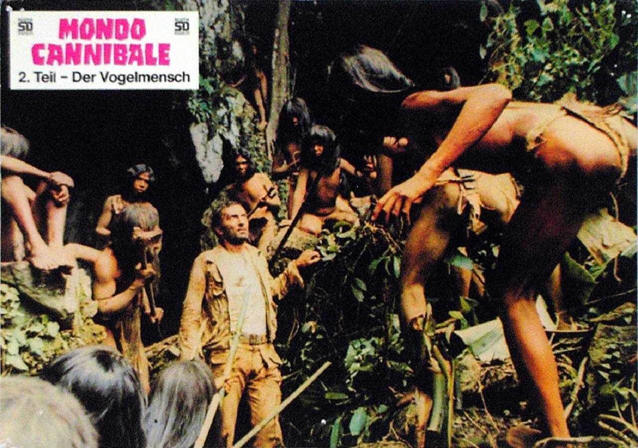 Massimo Foschi among the cannibals in Last Cannibal World (1977)