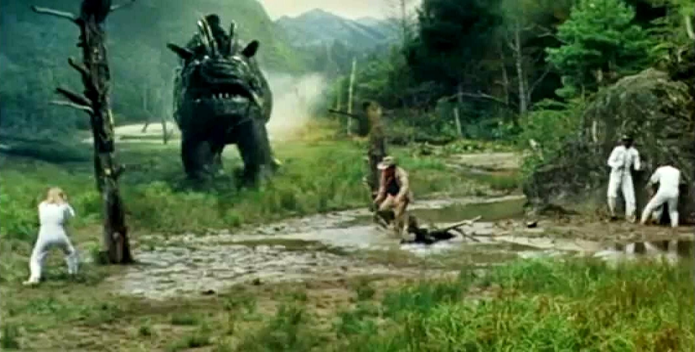 Prehistoric lost world of dinosaurs in The Last Dinosaur (1977)