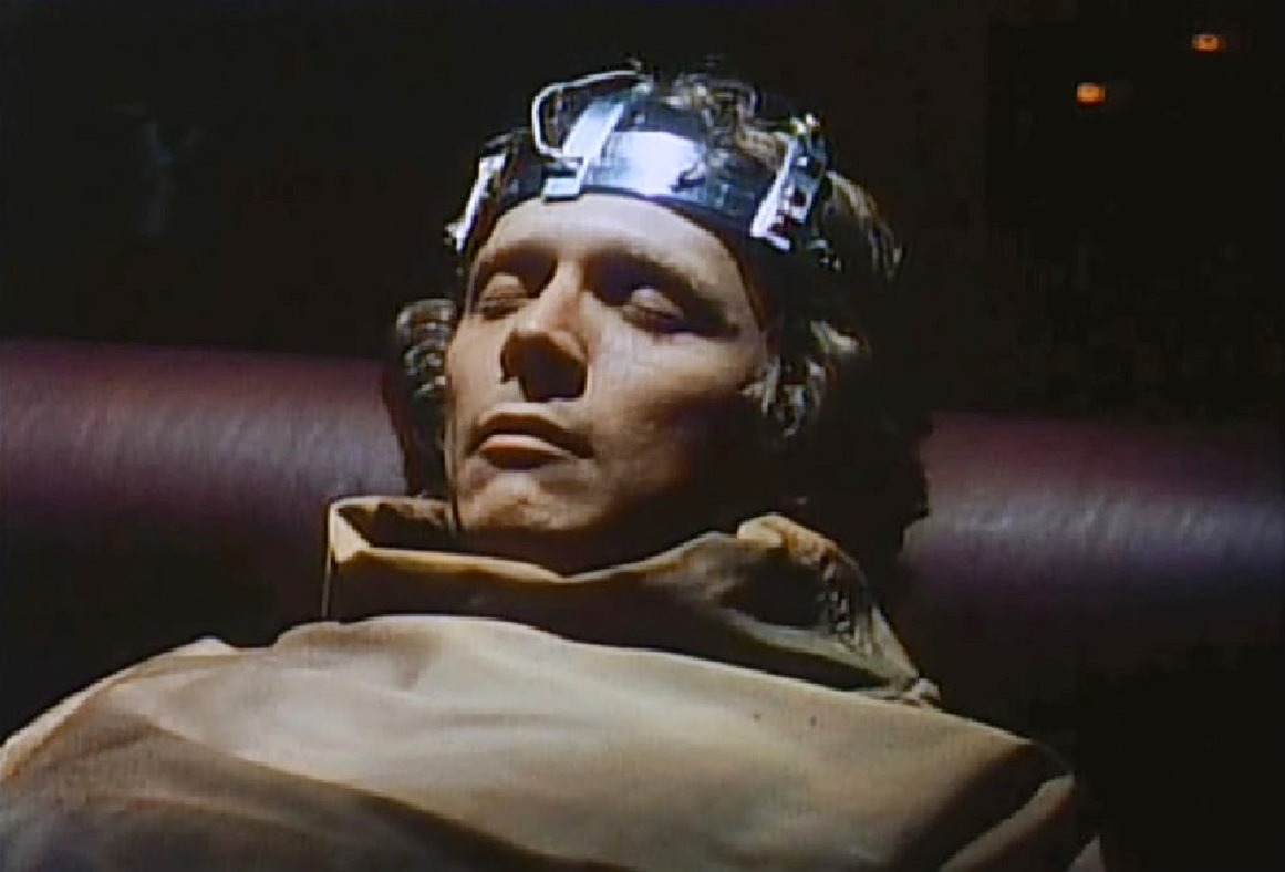 George Orr (Bruce Davison) dreams in The Lathe of Heaven (1980)