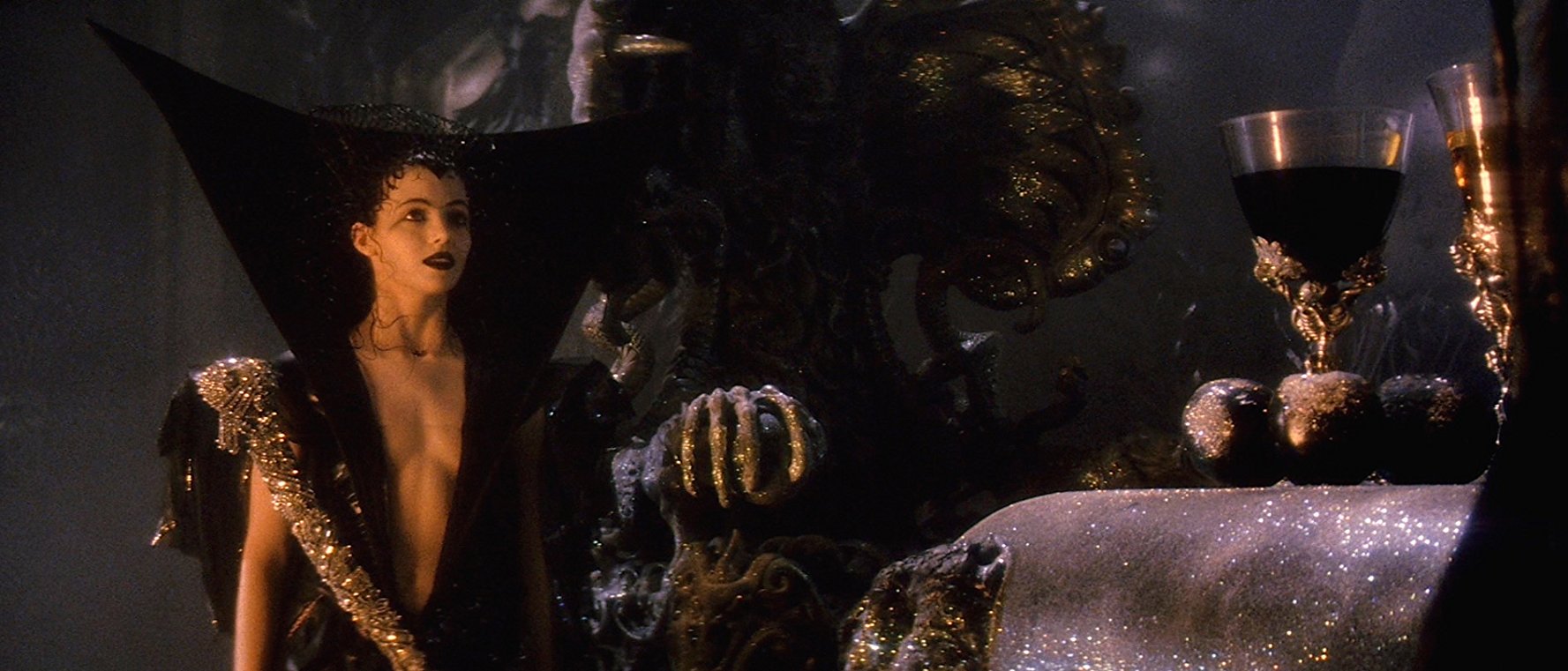 The seduction of Lili (Mia Sara) in Legend (1985)