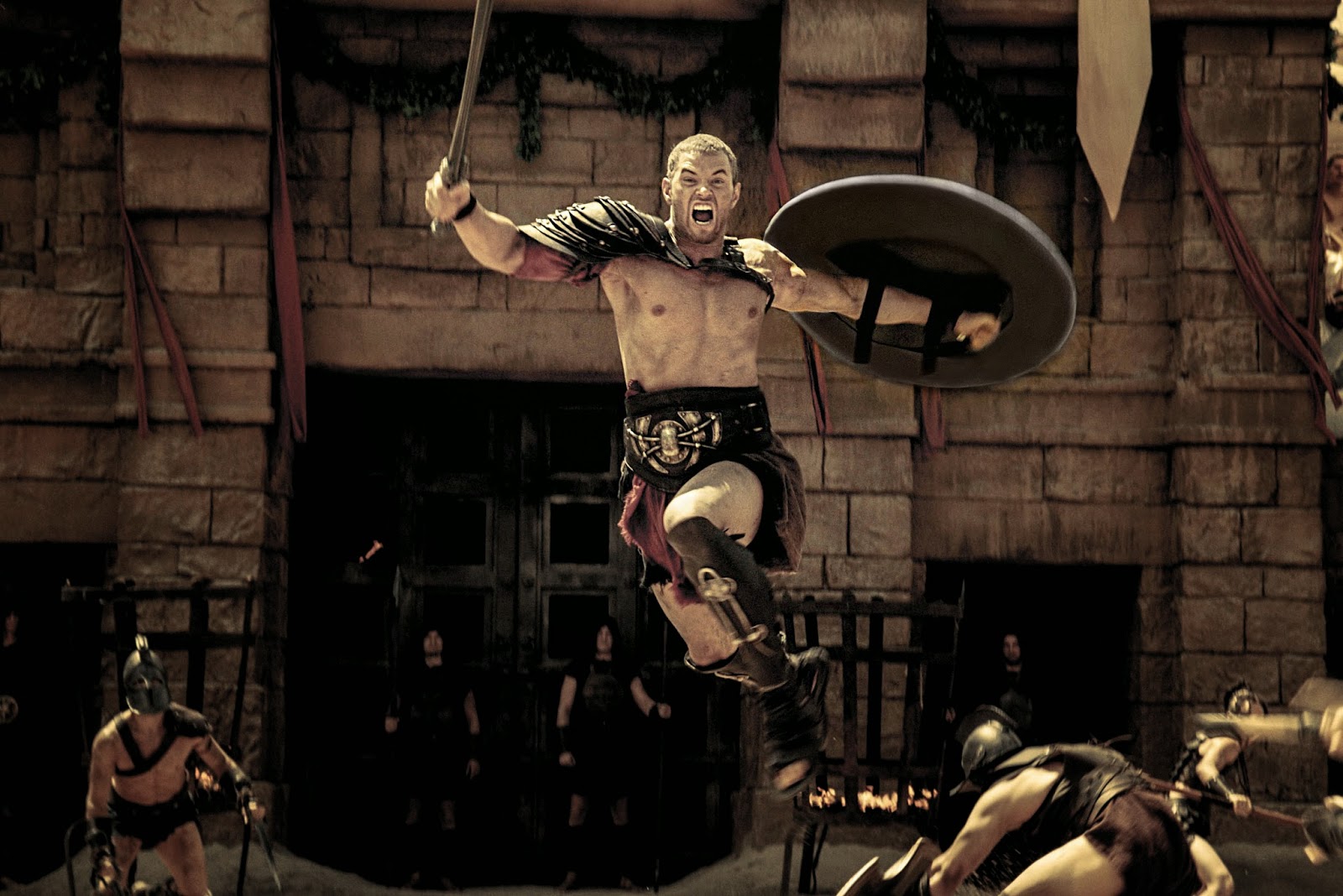 Kellan Lutz as Hercules in action in The Legend of Hercules (2014)