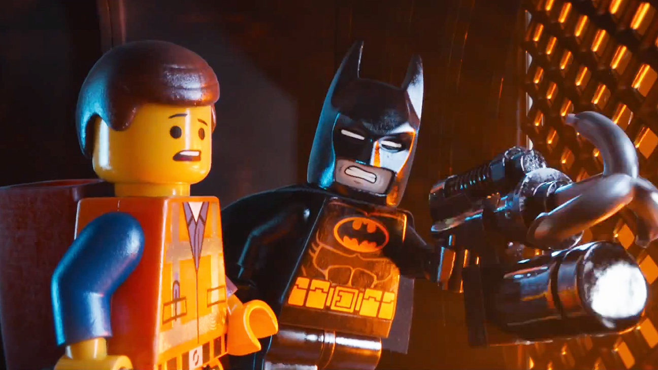 Emmett and Batman in The Lego Movie (2014)