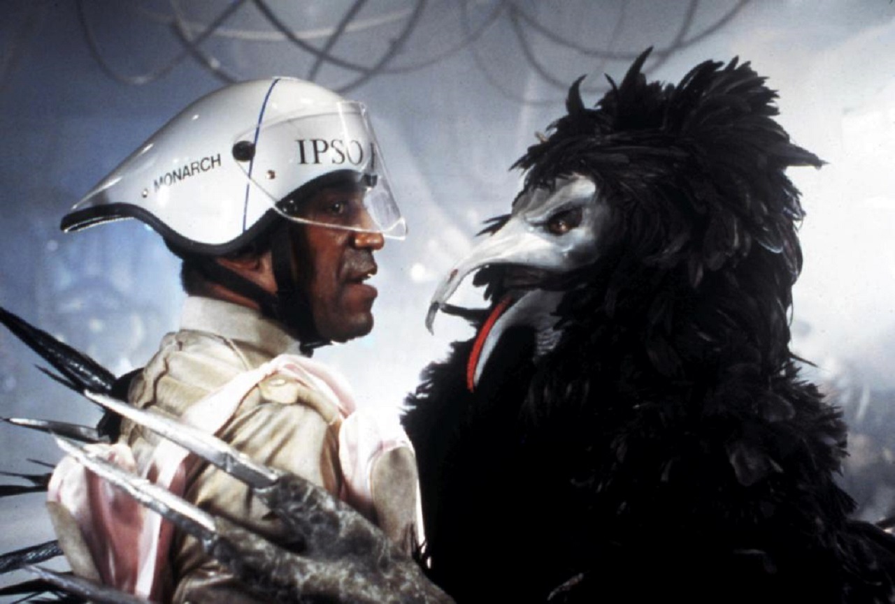 Bill Cosby vs a birdman in Leonard Part VI (1987)