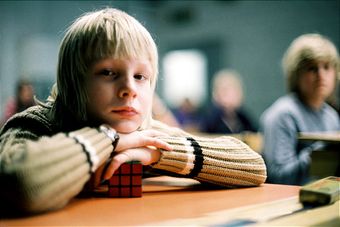 Kåre Hedebrant as the twelve year-old Oskar in Let the Right One In (2008)