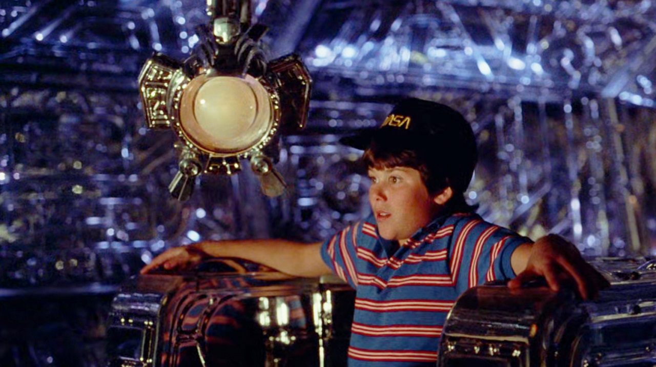 Twelve-year old Joey Cramer in Flight of the Navigator