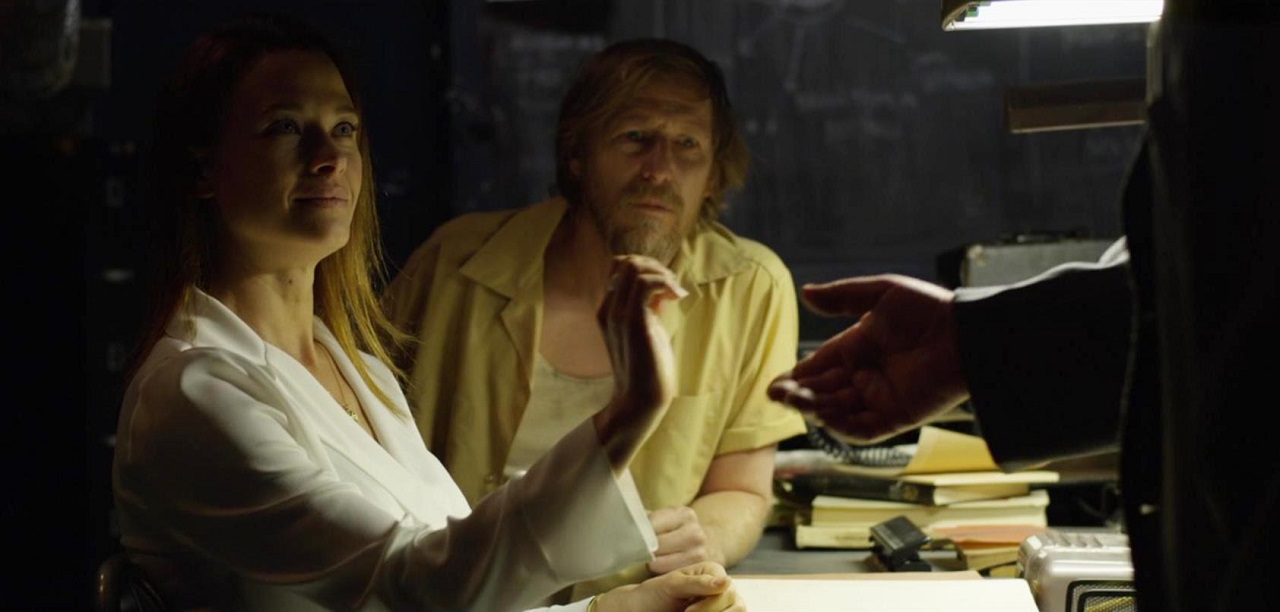 Lew Temple and lawyer Scottie Thompson in Limbo (2019)