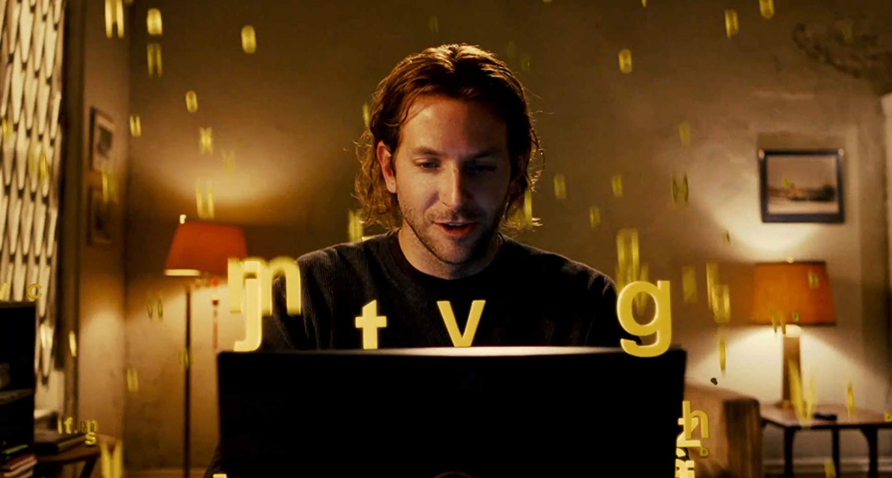 Bradley Cooper's mind starts to expand in Limitless (2011)