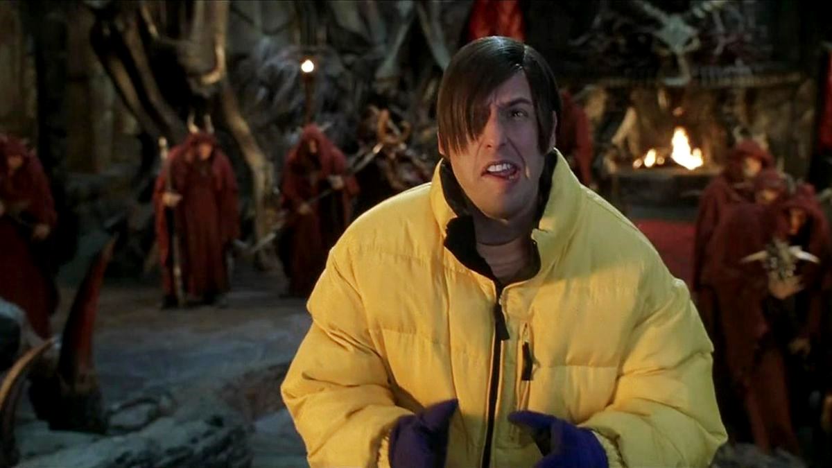 Adam Sandler as Nicky, The Devil's son in Little Nicky (2000)