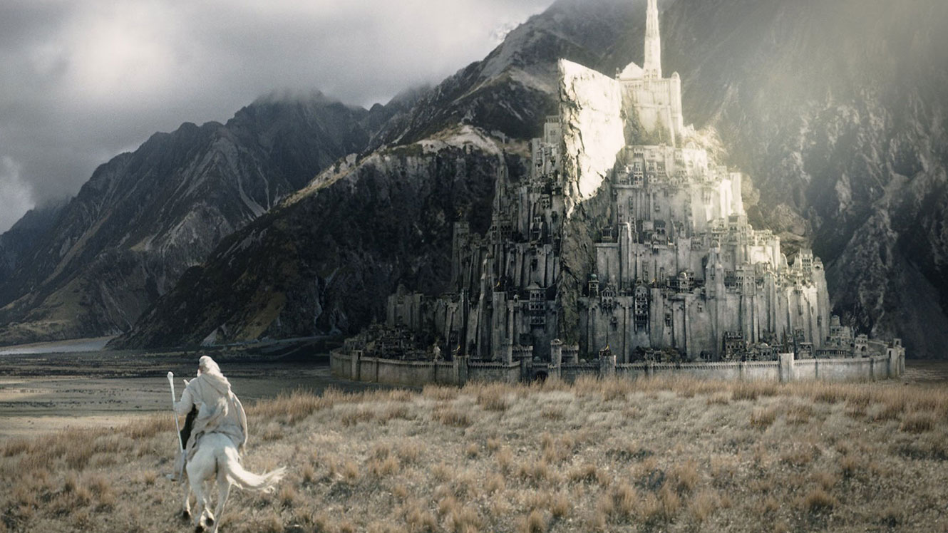 The Lord of the Rings Gandalf travels to Minis Tirith in The Return of the King (2003)