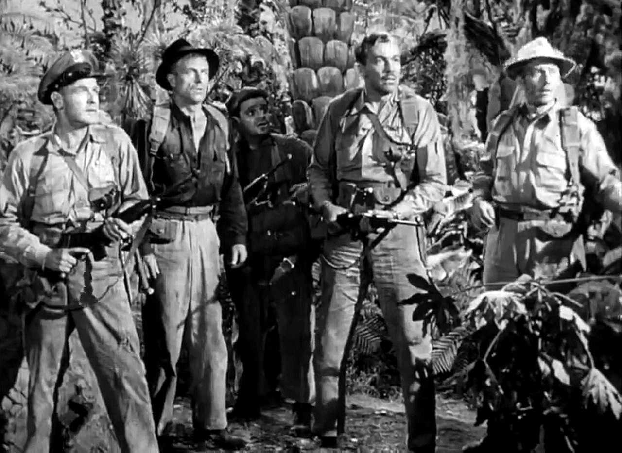 Chick Chandler, John Hoyt, Sid Melton, Cesar Romero and Whit Bissell in Lost Continent (1951)