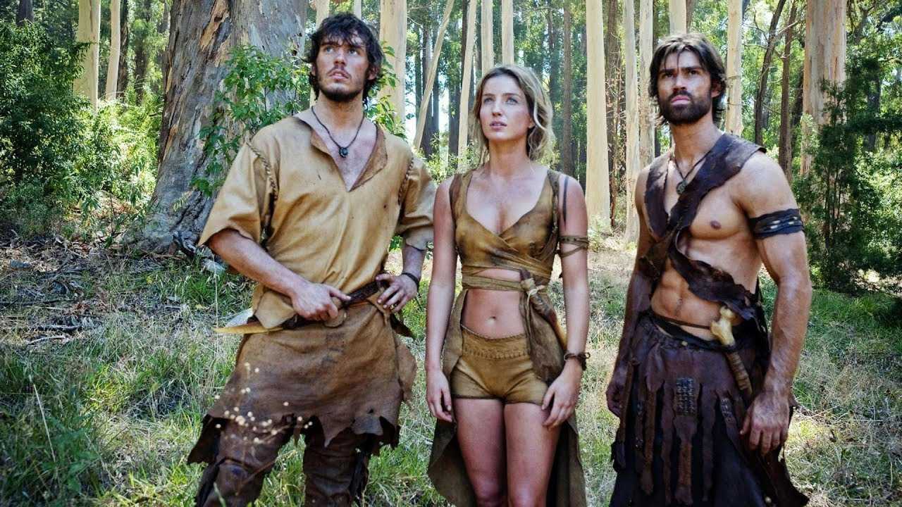 Kaleb (Sam Claflin), Dorel (Annabelle Wallis) and Savan (Corey Sevier) in The Lost Future (2010)