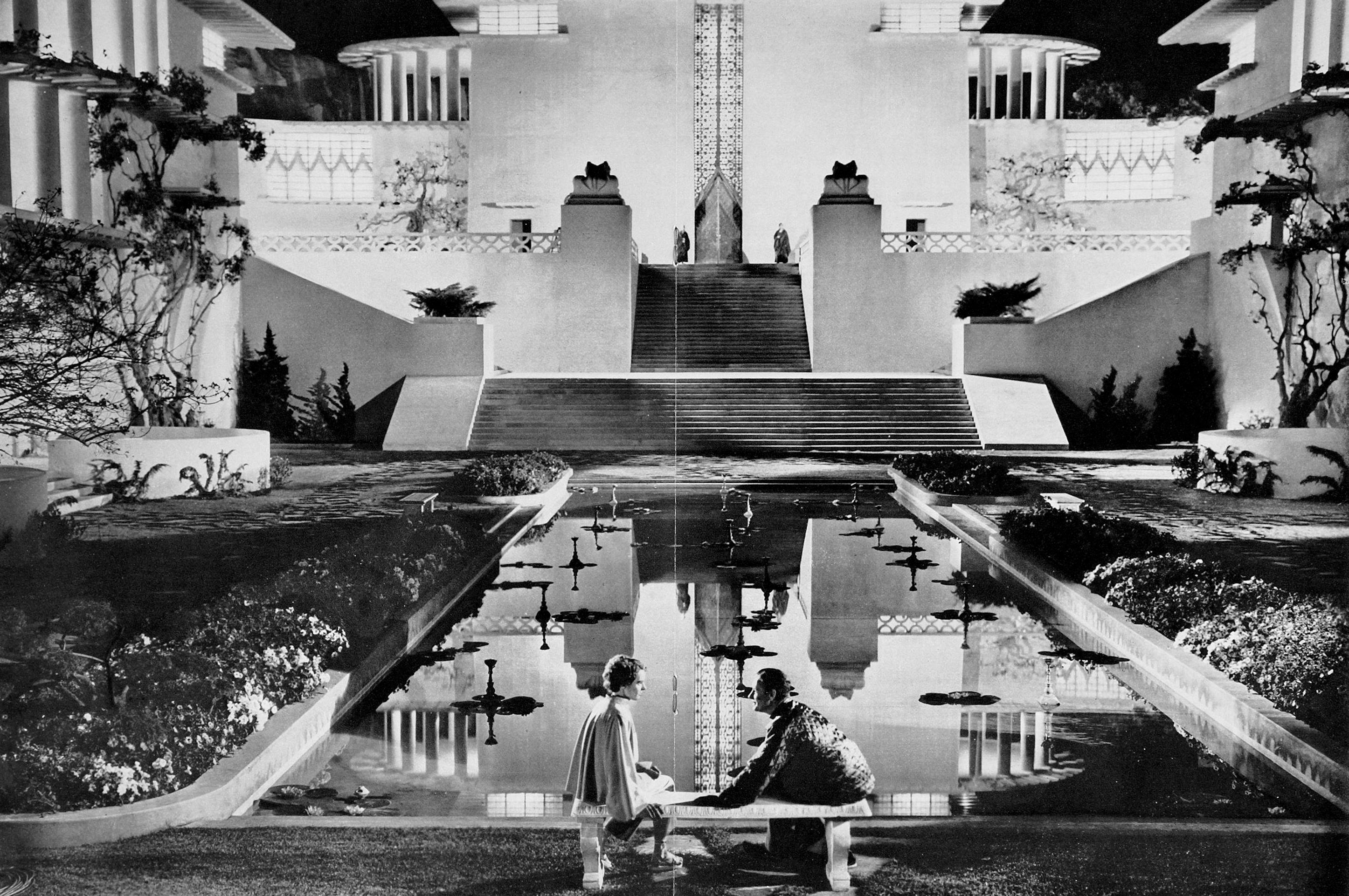 Jane Wyatt and Ronald Colman in Shangri-La in Lost Horizon (1937)