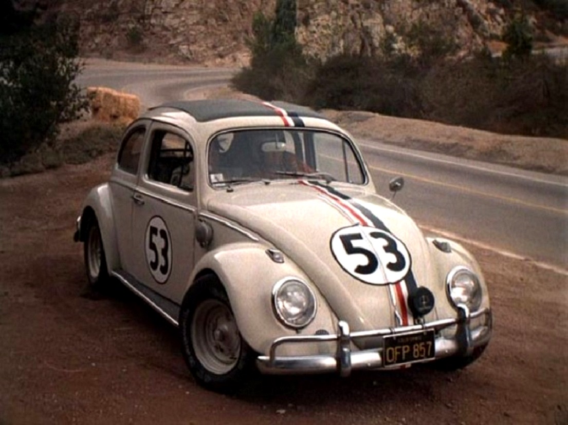 Herbie the Volkswagen with a life of its own in The Love Bug (1969)