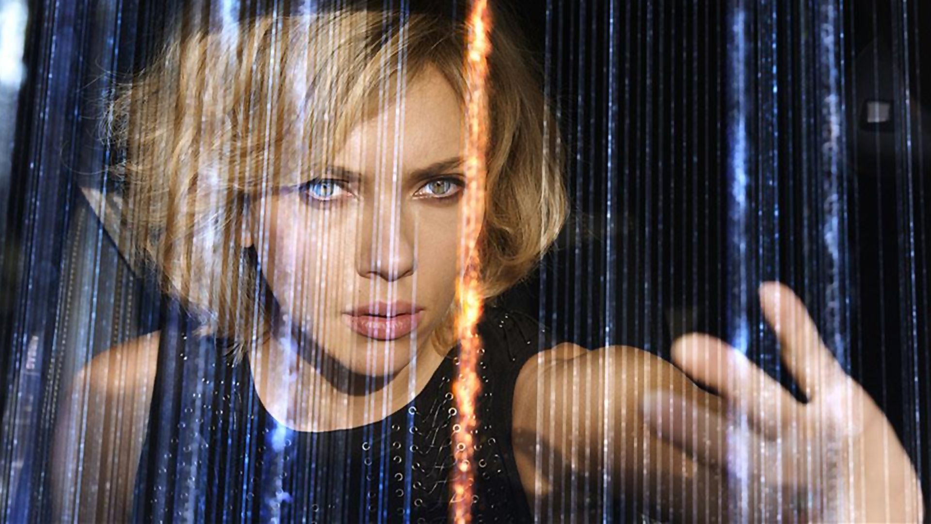 Scarlett Johansson with expanded mental abilities in Lucy (2014)