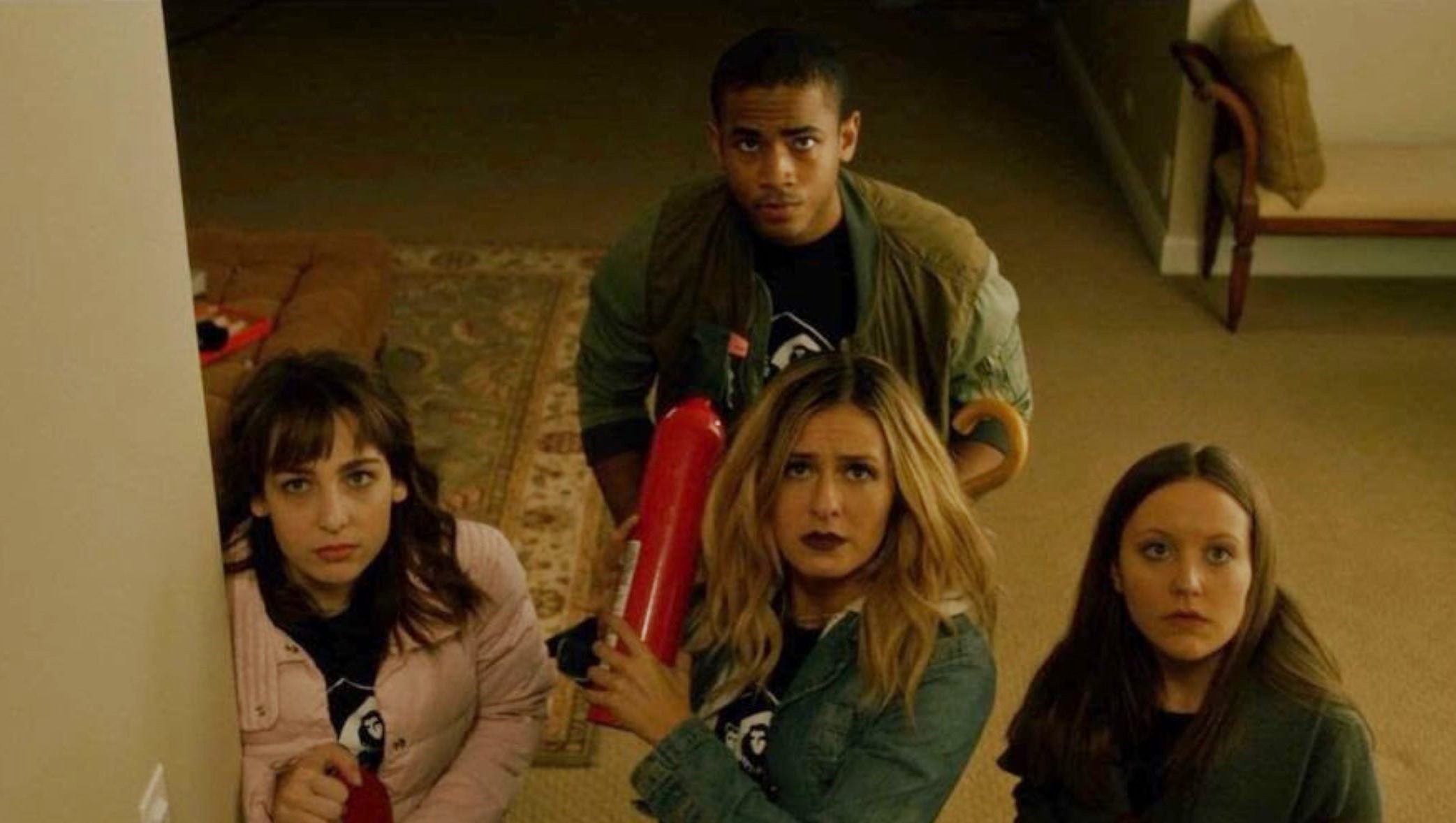 Emmaline Skillicorn, Scout Taylor-Compton, Kali Skatchke and Walter S. Bernard in The Lurker (2019)