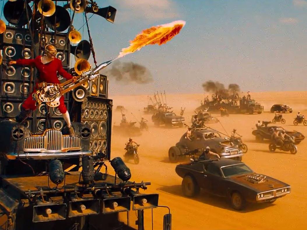 Car chase scenes in Mad Max: Fury Road (2015)