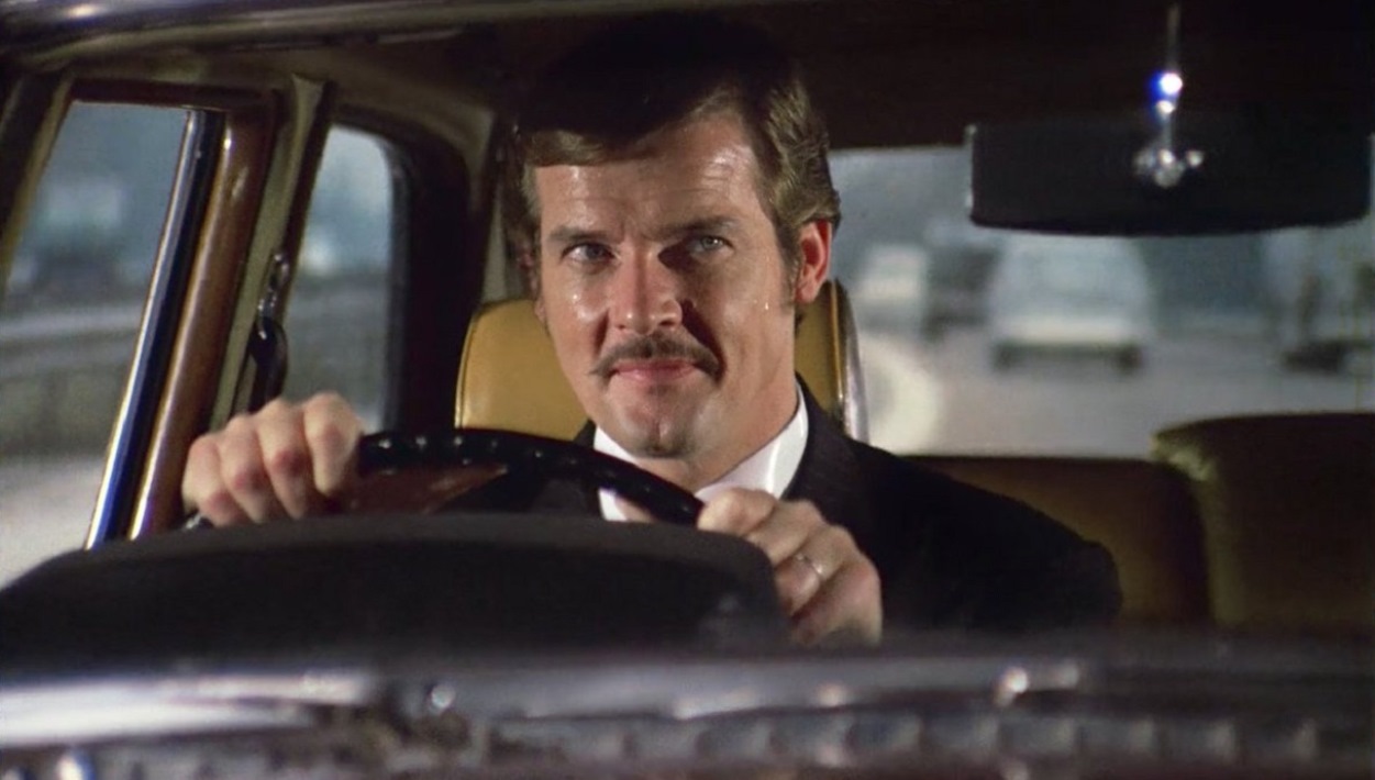 Mild-mannered businessman Harold Pelham (Roger Moore)'s life is taken over by a malevolent doppelganger in The Man Who Haunted Himself (1970)