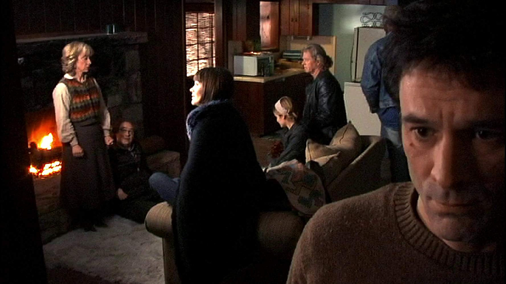 Ellen Crawford, John Billingsley, Annika Peterson, Alexis Thorpe, William Katt, Tony Todd and David Lee Smith in The Man From Earth (2007)