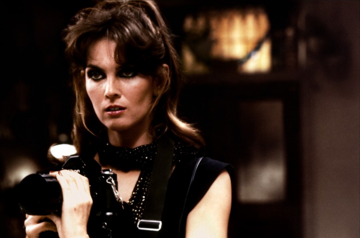 Caroline Munro as photographer Anna D’Abroni in Maniac (1980)