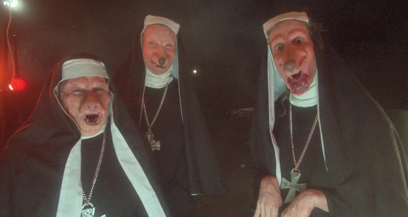 Werewolf nuns in The Marsupials: The Howling III (1987)