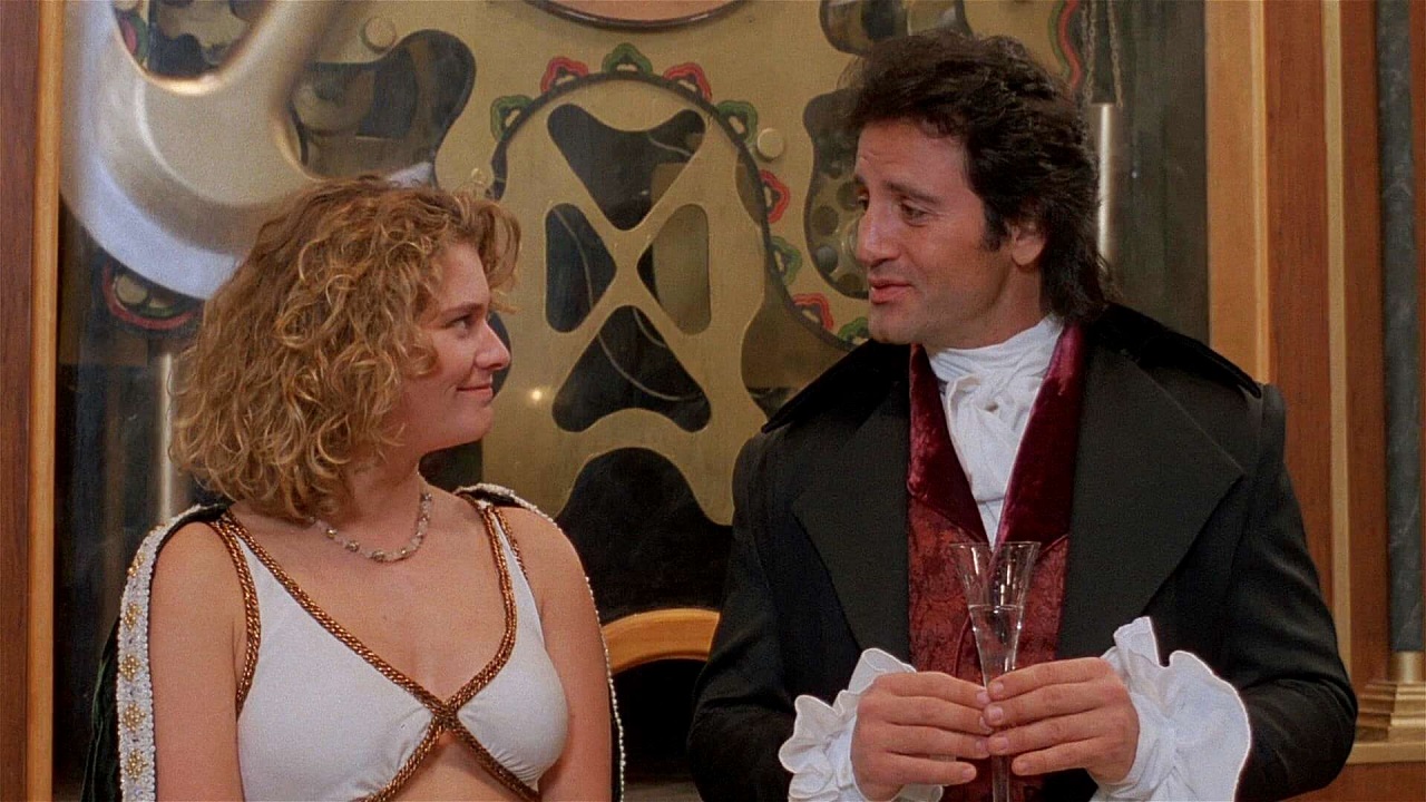 Michelle McBride and Frank Stallone in The Masque of the Red Death (1989)