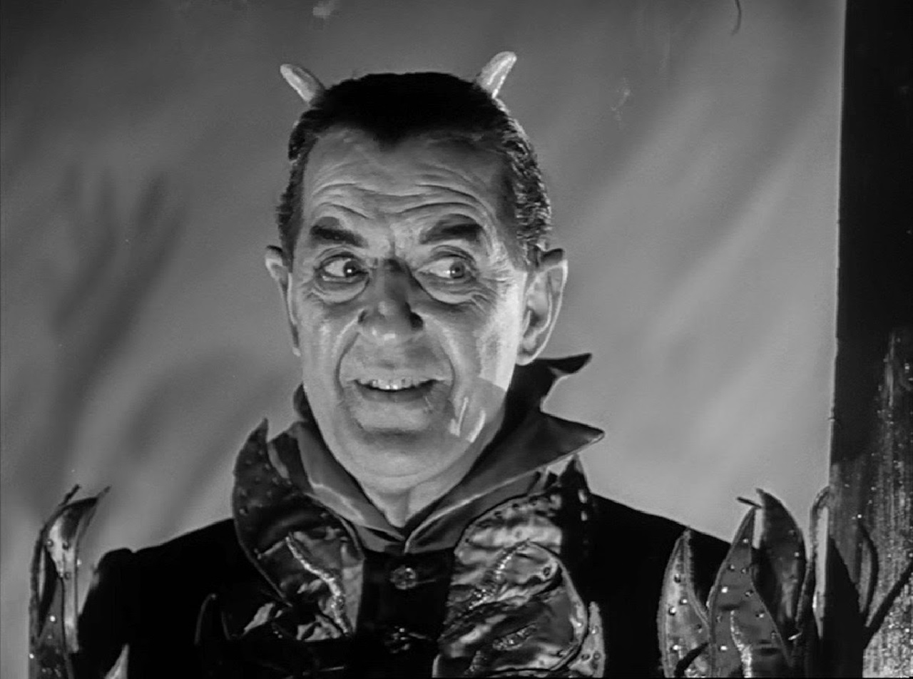 Stanley Holloway as The Devil in Meet Mr Lucifer (1953)