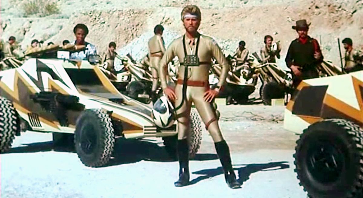 Barry Bostwick as Commander Ace Hunter in Megaforce (1982)