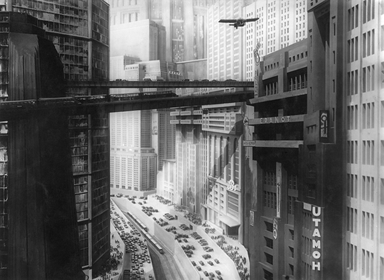 The amazing city of the future in Metropolis (1927)