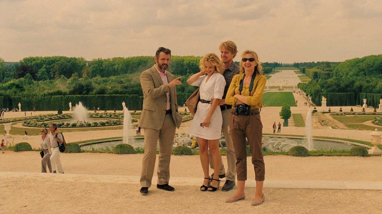 Michael Sheen, Rachel McAdams, Owen Wilson and Nina Arianda in Midnight in Paris (2011)