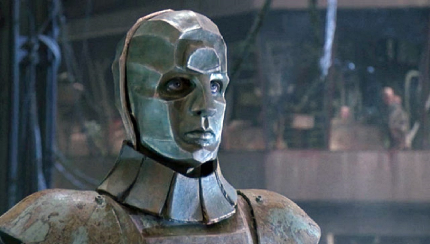 Robert Joy as the robot Sherman in Millennium (1989)