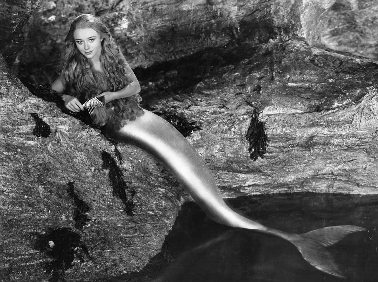 Glynis Johns as the mermaid Miranda in Miranda (1948)