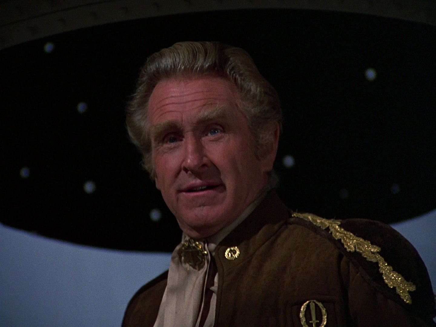 Commander Cain (Lloyd Bridges) in Mission Galactica The Cylon Attack (1979)