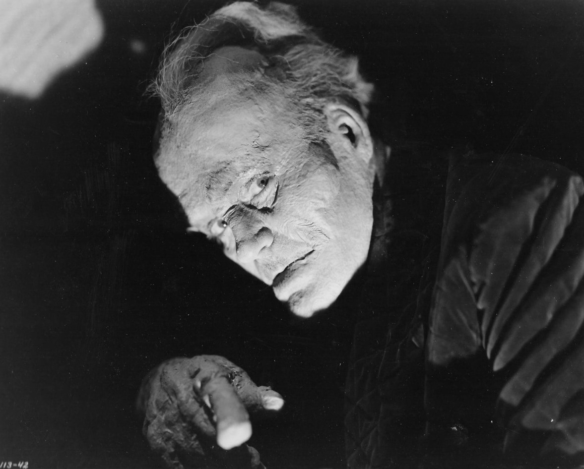 An acromegaly infected Ralph Morgan in The Monster Maker (1944)