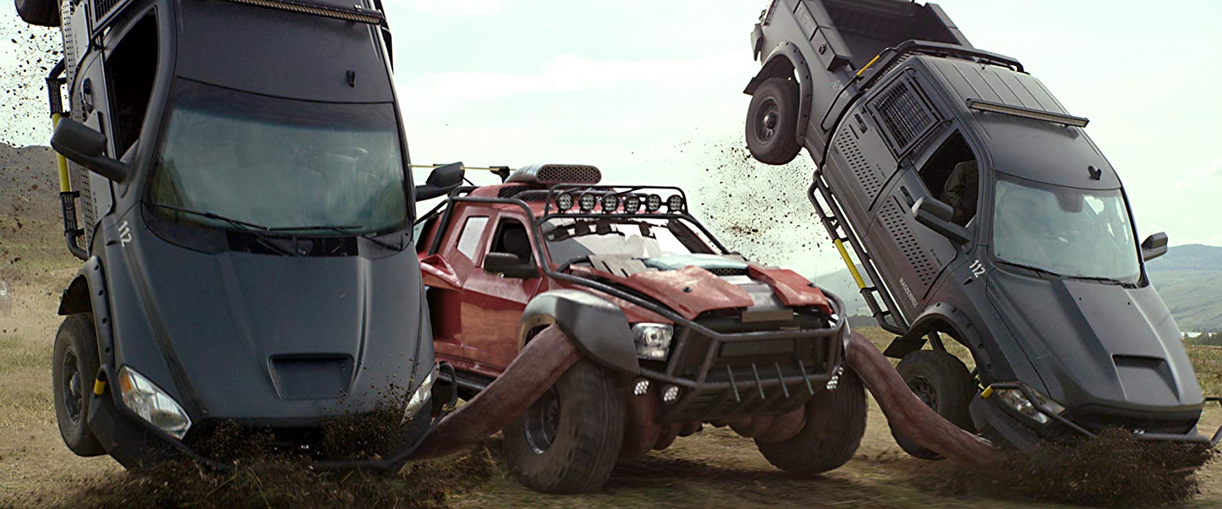 Creech in action in Monster Trucks (2016)