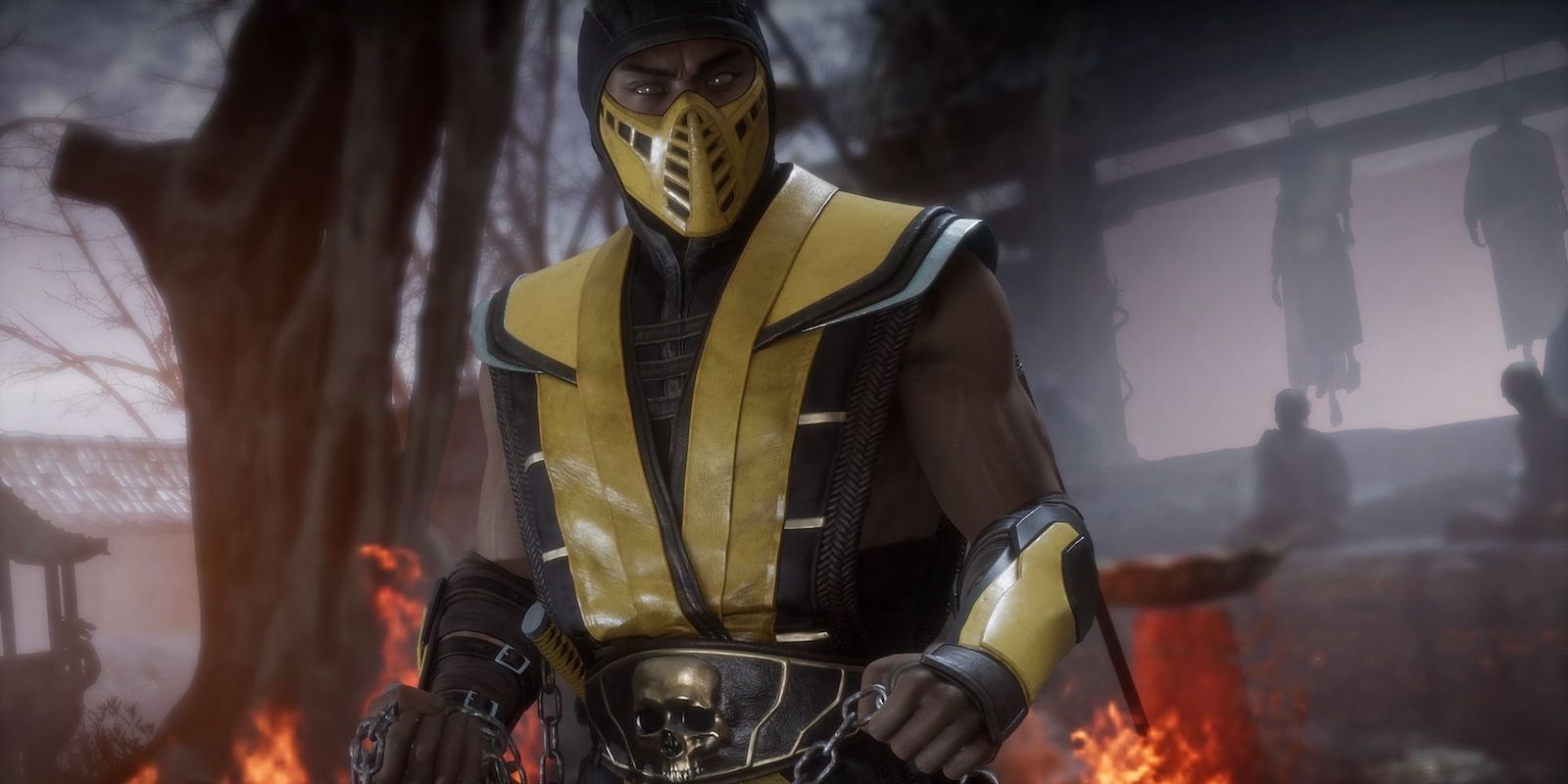 Hiroyuki Sanada as Scorpion in Mortal Kombat (2021)