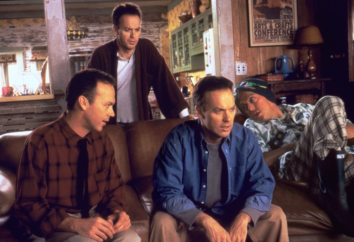 Michael Keaton and clones in Multiplicity (1996)