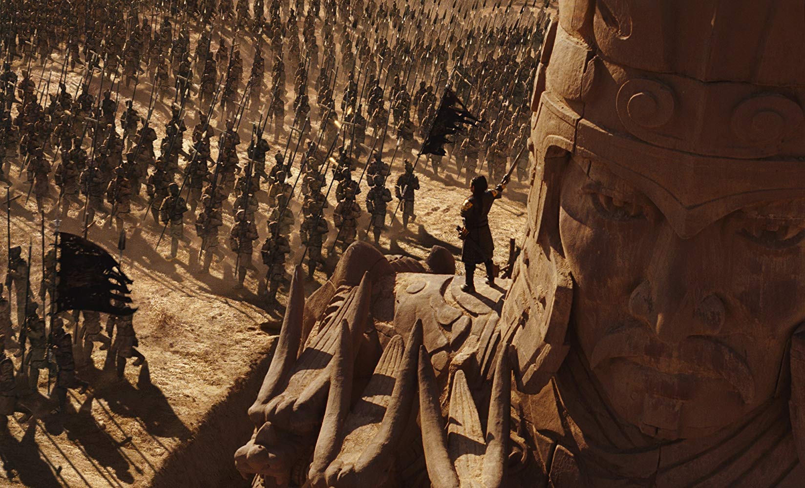 The new setting of China in The Mummy: Tomb of the Dragon Emperor (2008)