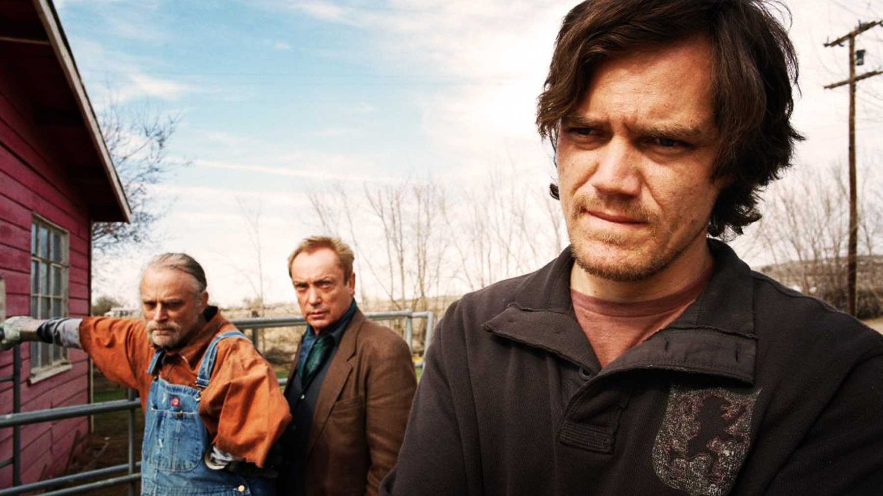 Ostrich farmer Brad Dourif, acting coach Udo Kier and Brad MacCallam (Michael Shannon) in My Son, My Son, What Have Ye Done (2009)