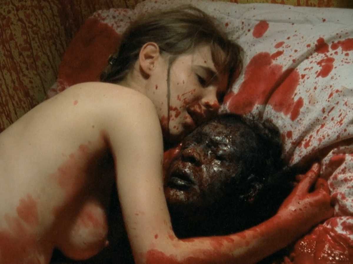 Monika M. and corpse in NEKRomantik 2 (1991)