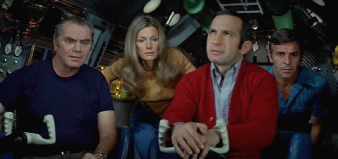 Ernest Borgnine Yvette Mimieux, Ben Gazzara,and Donnelly Rhodes in The Neptune Factor: An Undersea Odyssey (1973)