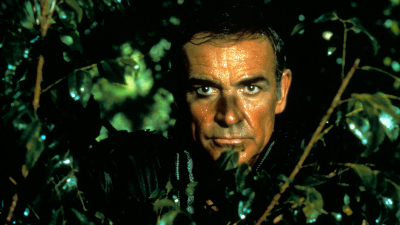 Sean Connery back again as James Bond in Never Say Never Again (1983)